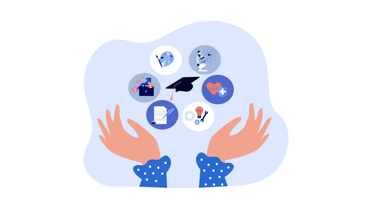 Different types of college majors and minors