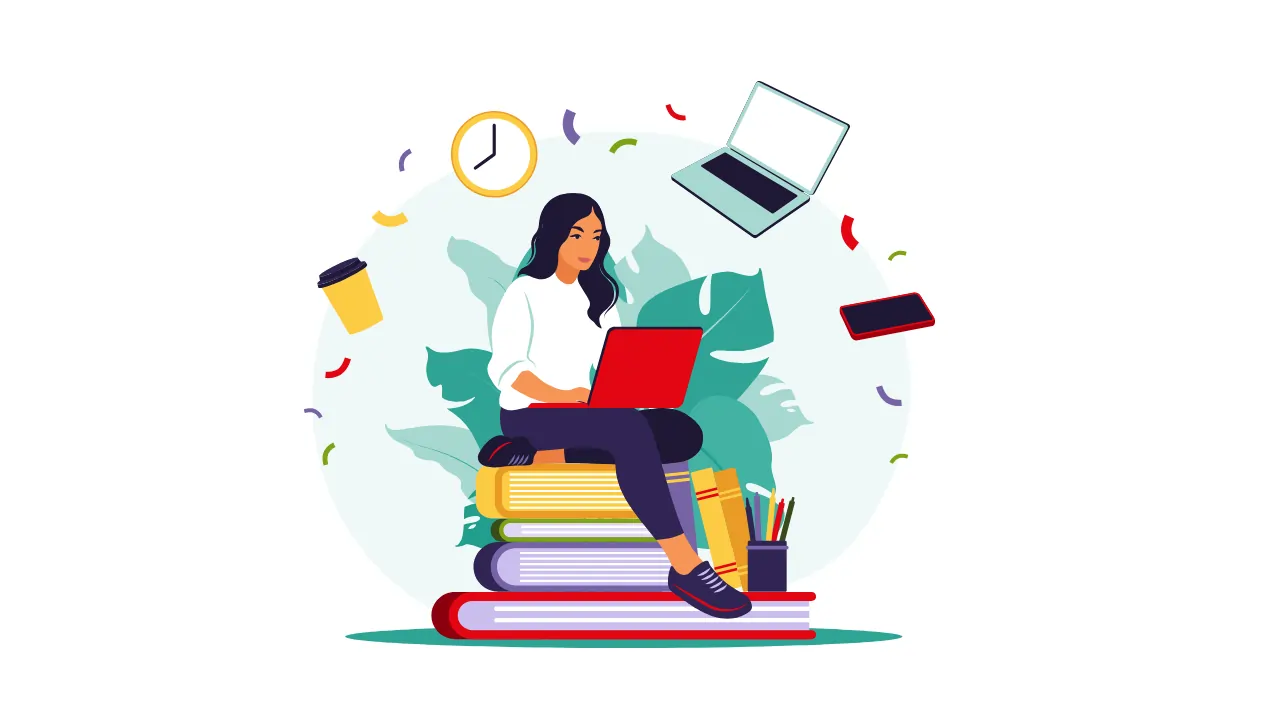 College student study routine