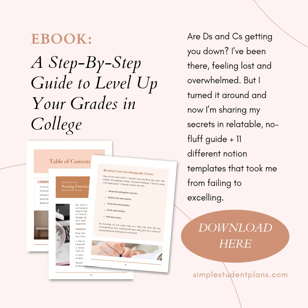 Step-by-Step Guide to Level Up Your Grades in College