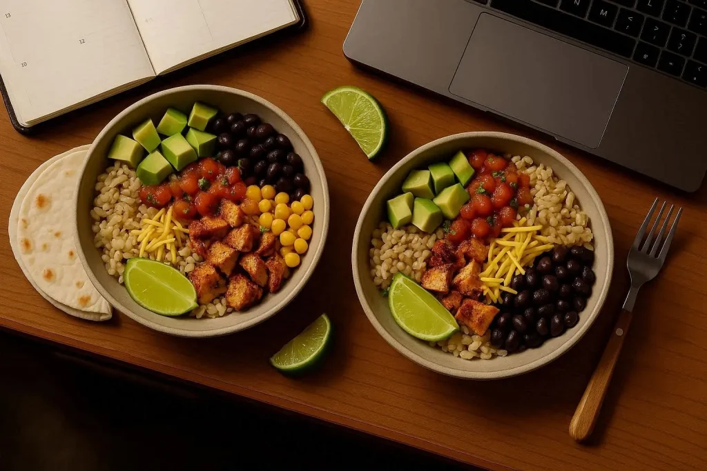 Burrito Bowls. These bowls are Chipotle-style and college-budget approved.