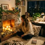 castlecore fake fireplace