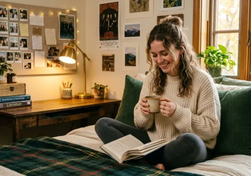 eclectic grandpa dorm decor finds for a cozy dorm room